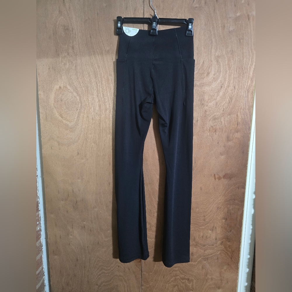 Offline By Aerie Hi-Rise Black Flared Yoga Pants Size Small